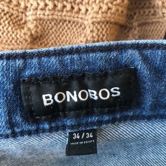 TWO pair Size 34 Bonobos stretchy jeans - Picture 3 of 10